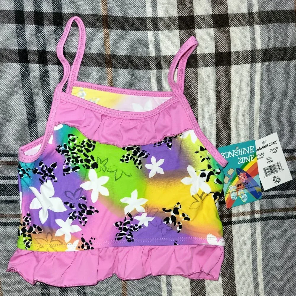 Sunshine Zone Girls Tankini Swimsuit, 6x